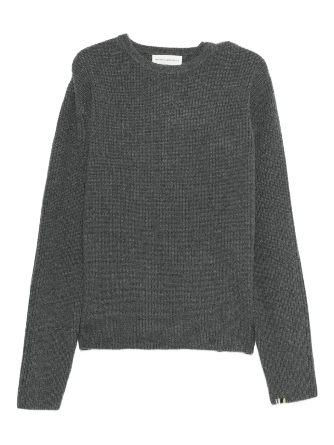 

Экстремальный кашемир N°356 You ребристый кашемировый свитер extreme cashmere, серый