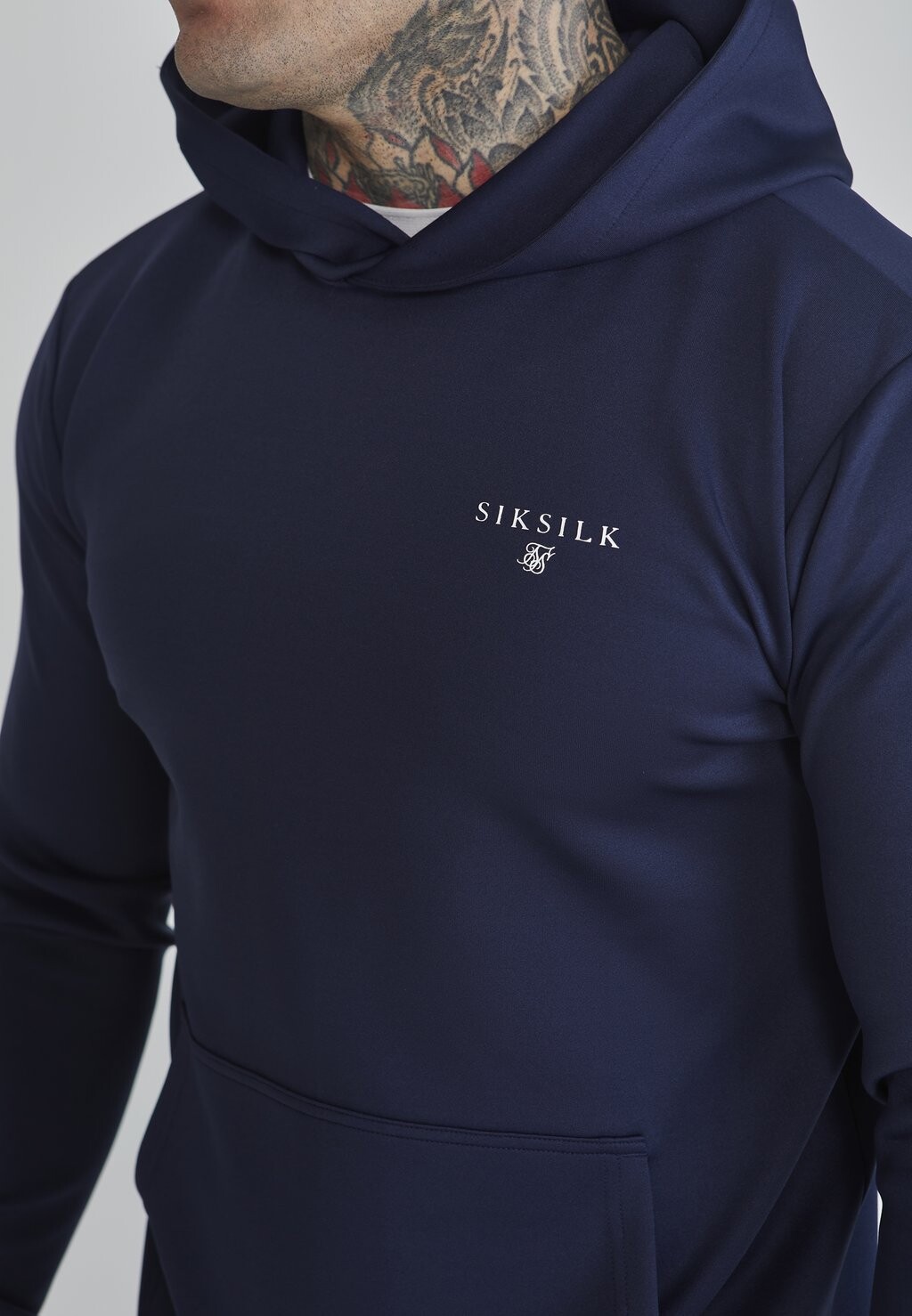 

Свитер с капюшоном ESSENTIALS POLY SIKSILK, темно-синий