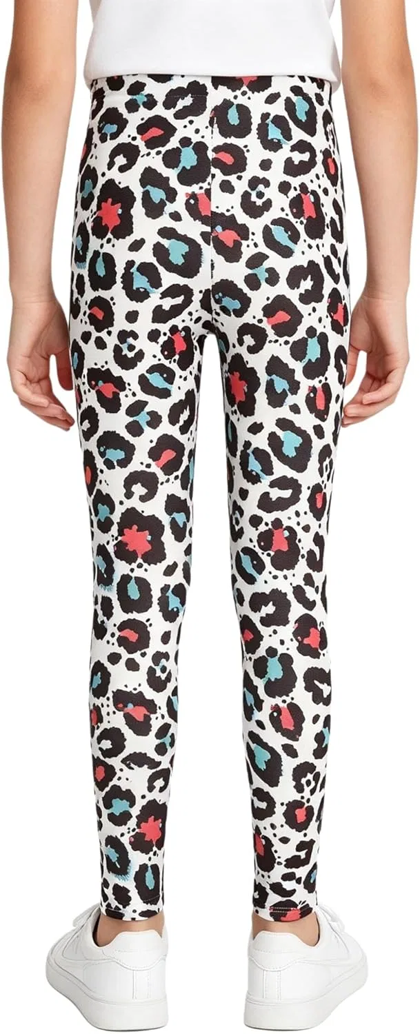 Детские леггинсы для девочек YOOJOO, Blue Leopard Print — фото 4