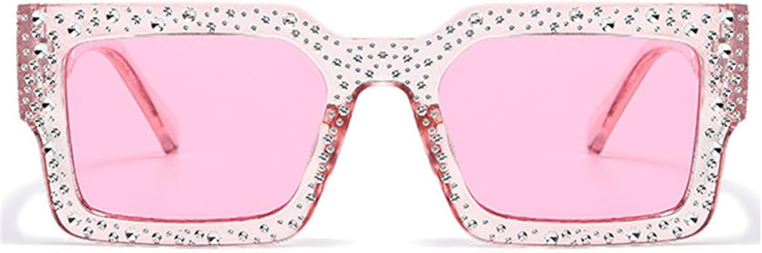

Солнцезащитные очки Helena Sparkling Rhinestone Square Sunglasses for Women, прямоугольные солнцезащитные очки с бриллиантами, украшения для вечеринок, женские очки UV400, C6