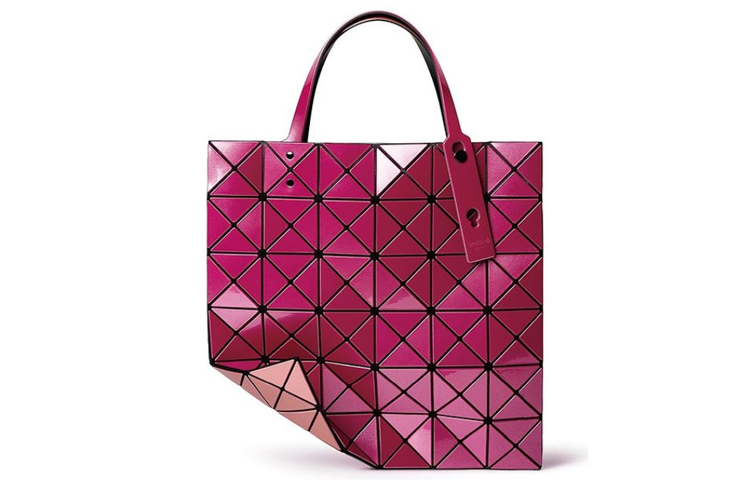 

ISSEY MIYAKE Винилхлоридная смола Сумка-шоппер Рюкзак через плечо Женская клатч Фуксия