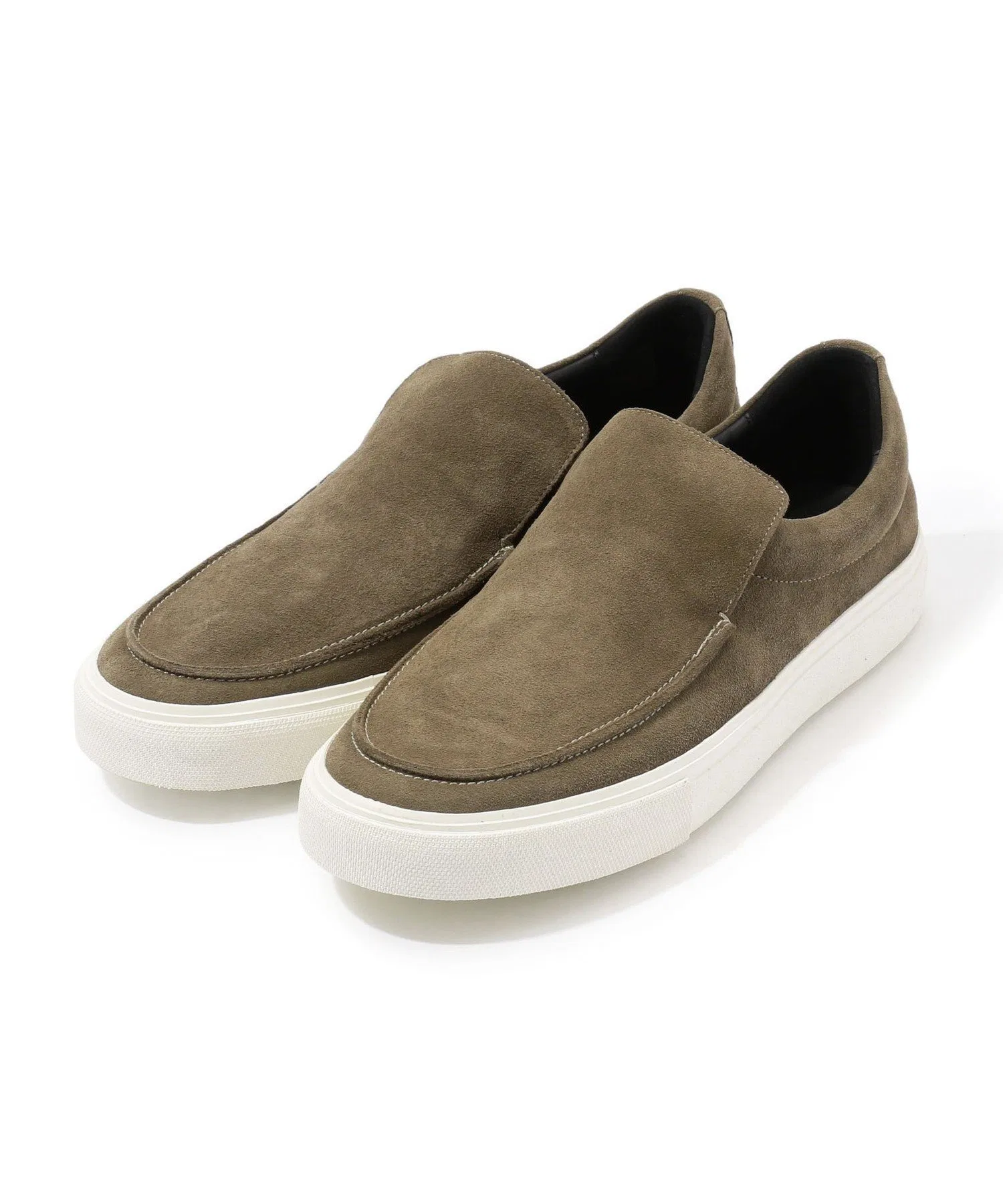 Замшевые слипоны SMSSU8419 James Perse, 46 Brown