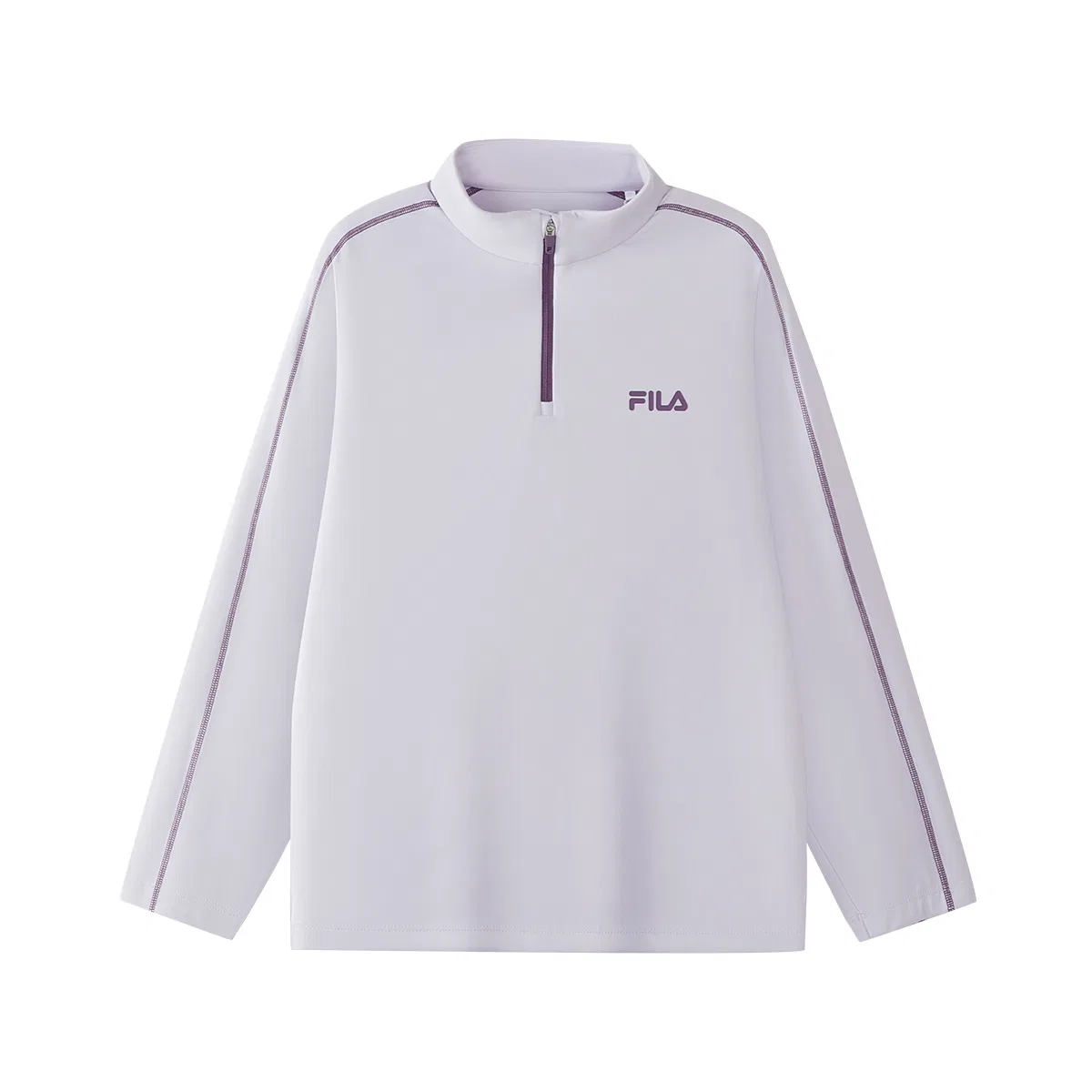 Футболка с полуводолазкой FILA KIDS Light Purple