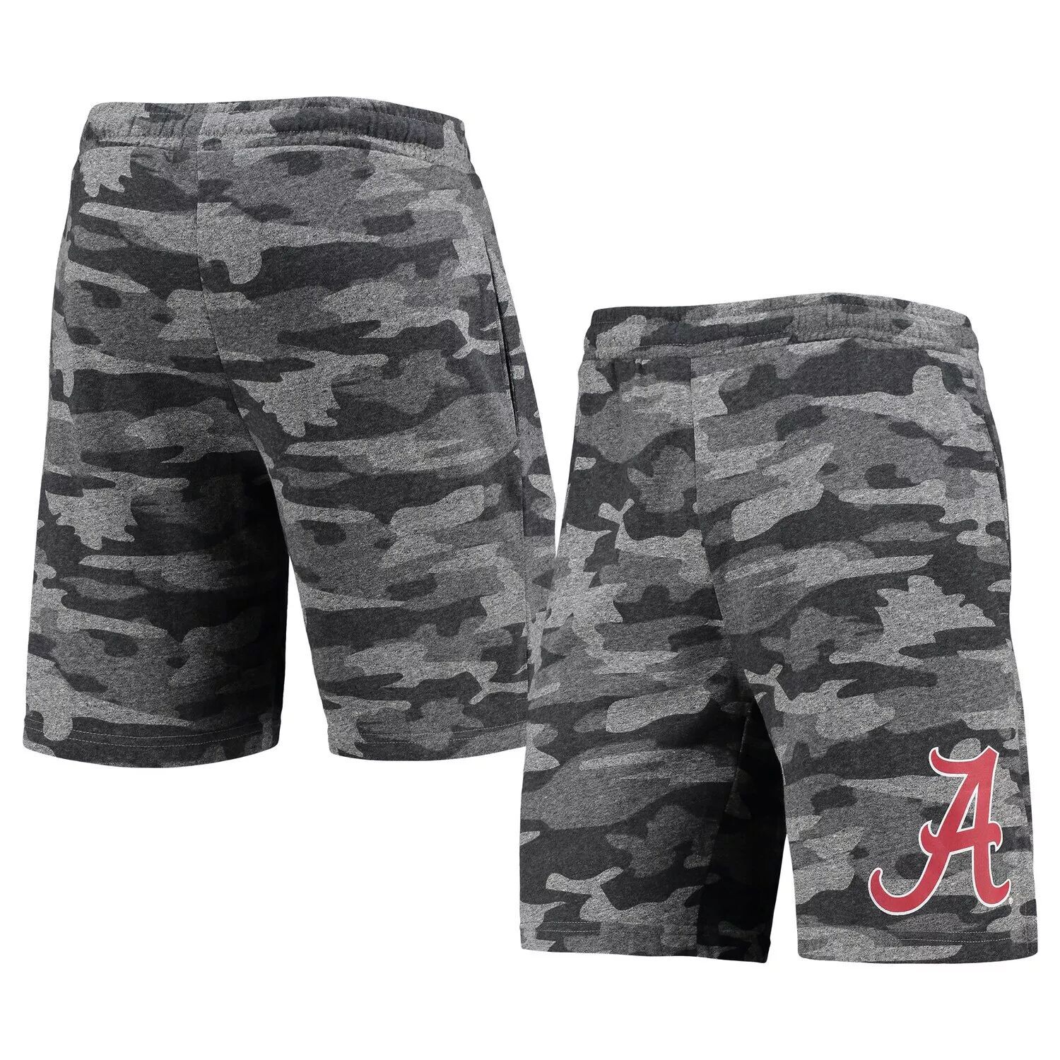 

Мужские шорты Concepts Sport Charcoal/Gray Alabama Crimson Tide Camo Backup Terry Jam Lounge Shorts