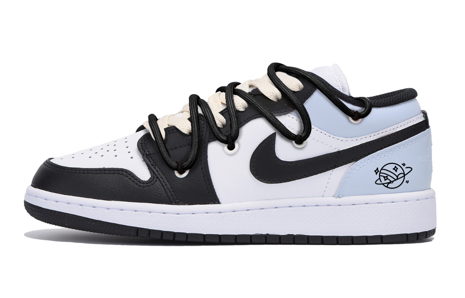

Баскетбольные кроссовки Air 1 Vintage женские низкие черный/синий Jordan