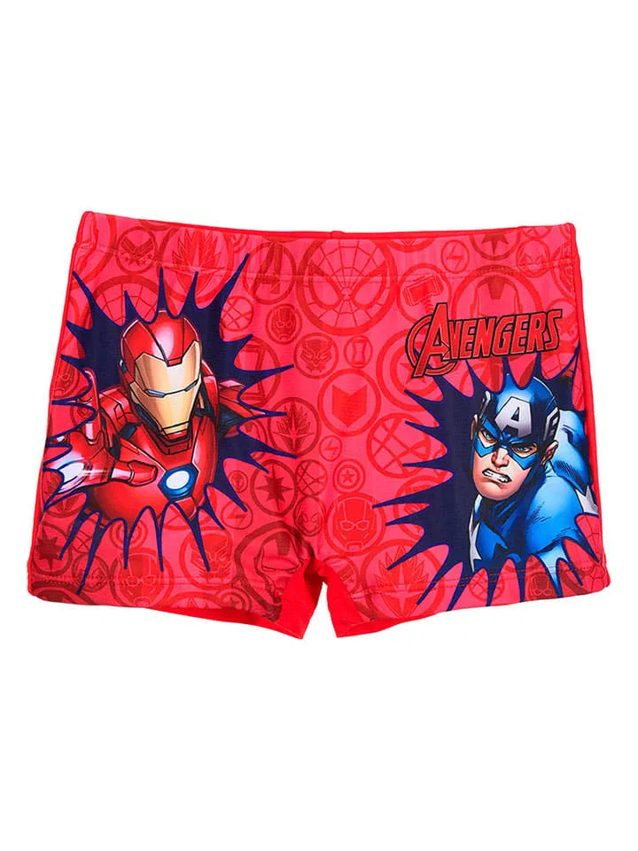 Плавки быстросохнущие Avengers, красный/разноцветный