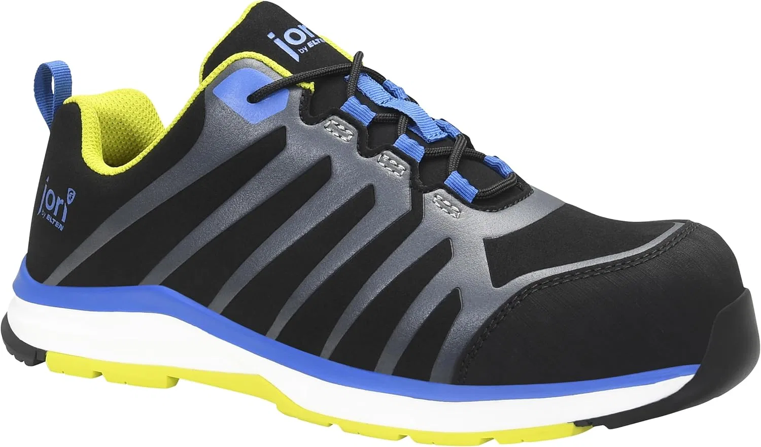 Защитная обувь ELTEN Jori jo_Rapid Blue-Yellow Low ESD S3S, женская и мужская, текстильная, с композитным защитным носком (легче стального), легкая, спортивная