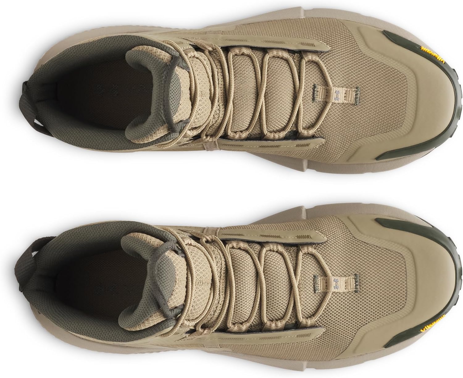Мужские военные и тактические ботинки Under Armour Charged Valsetz Mid, зеленый — фото 3