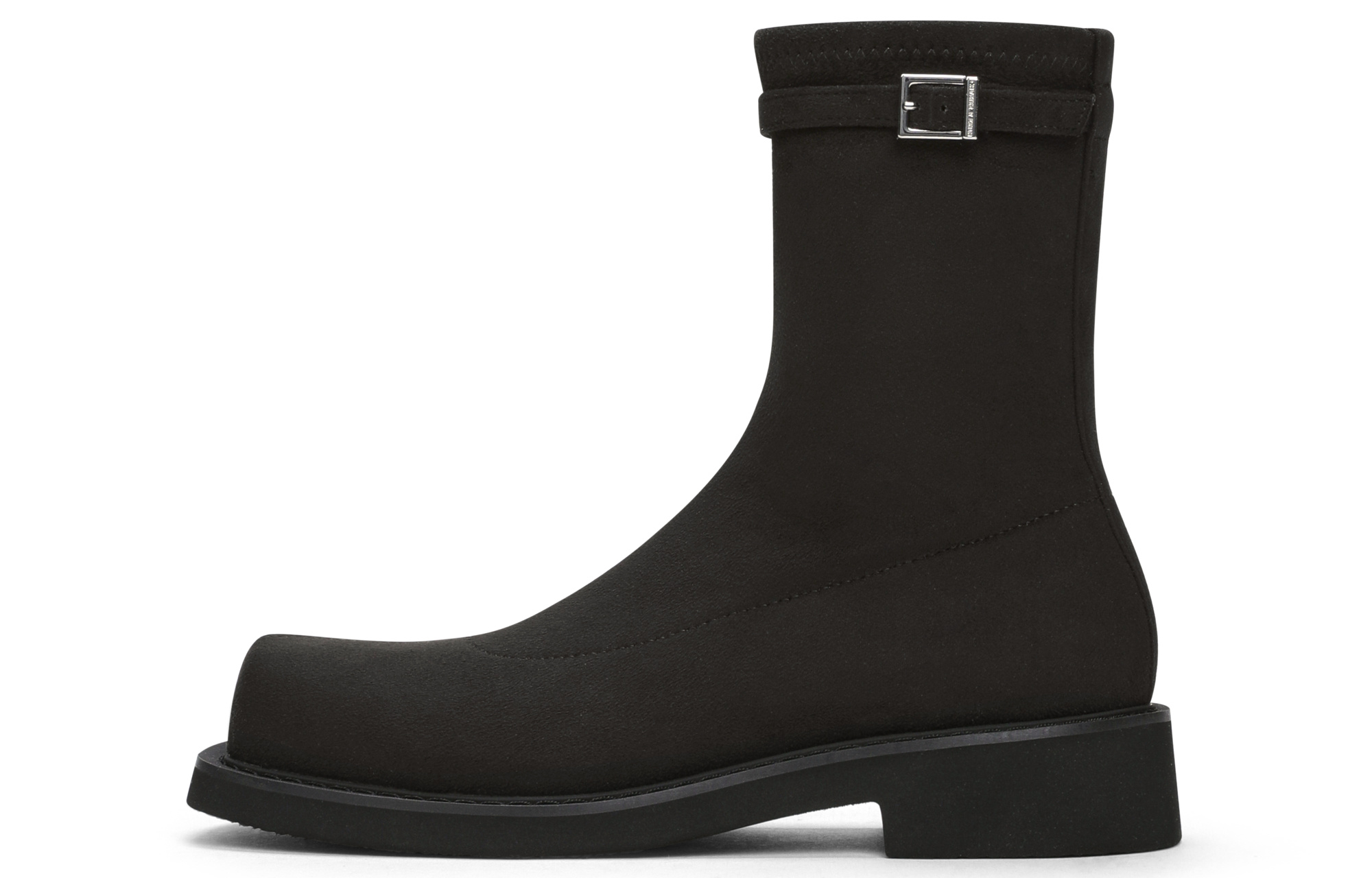 CHARLES&KEITH Черные текстурированные женские ботильоны, цвет BLACK TEXTURED Black Textured