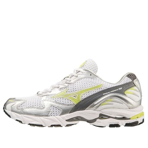 

Кроссовки wave rider 10 'white sunny lime' Mizuno, белый