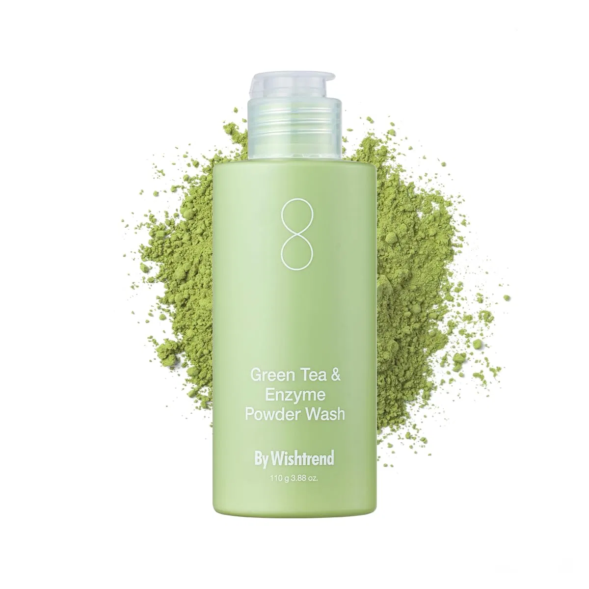 Очищающая пудра для лица «Green Tea and Enzyme Powder Face Wash» от BY WISHTREND By Wishtrend