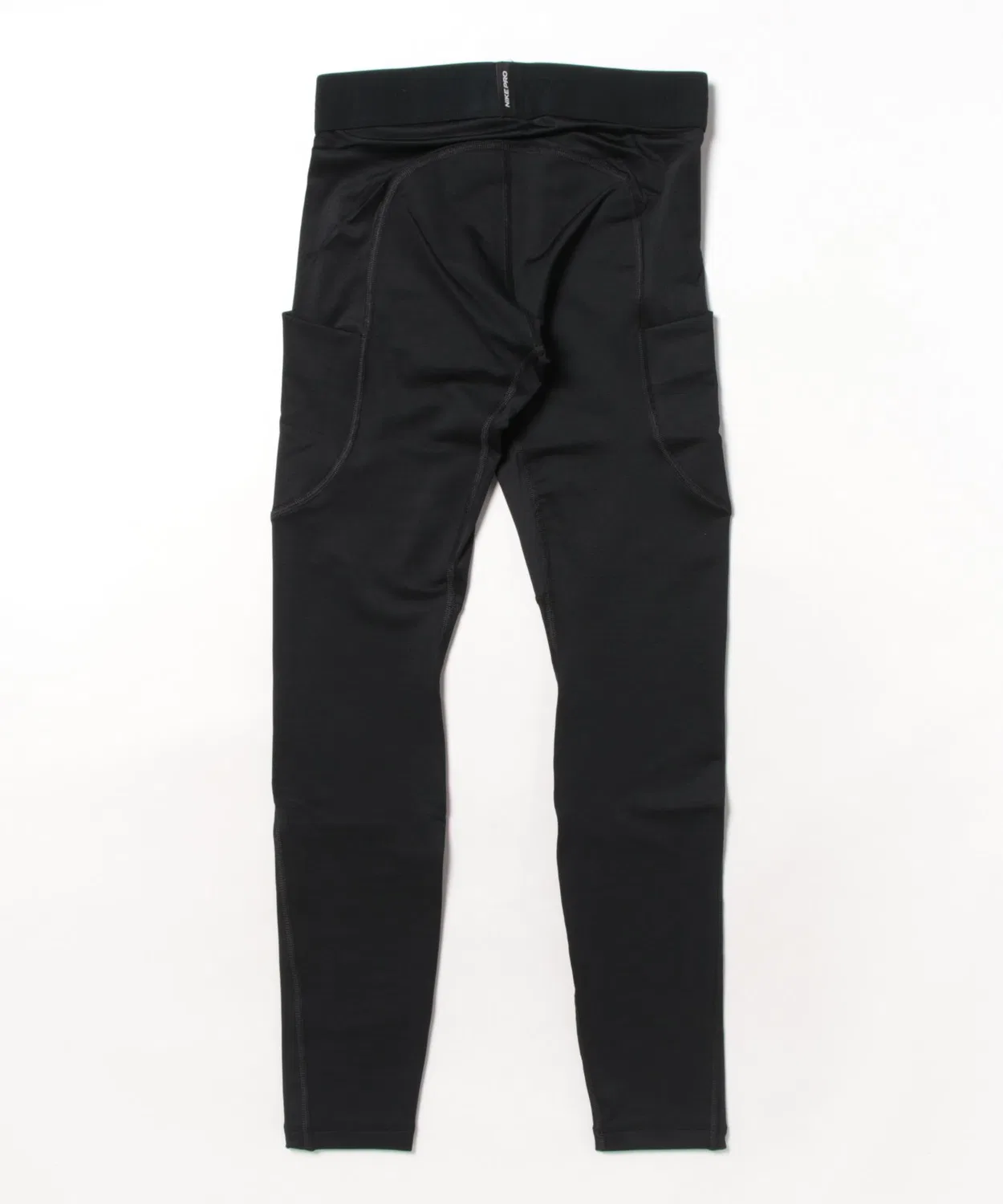 Термолегинсы Nike Pro Warm, чёрные — фото 2