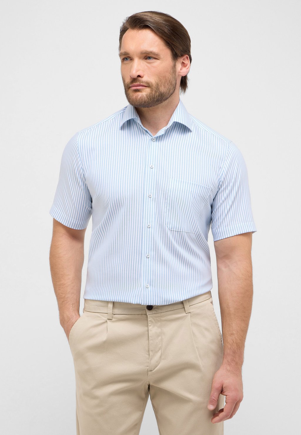 

Рубашка COMFORT FIT Eterna, бирюзовый