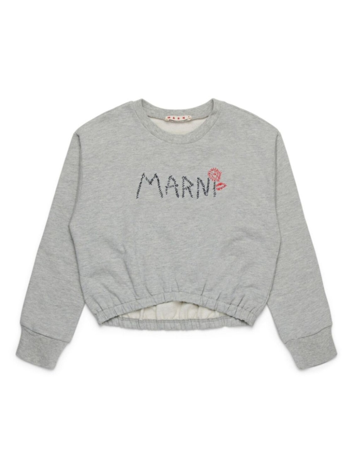 

Marni Kids толстовка с логотипом, серый