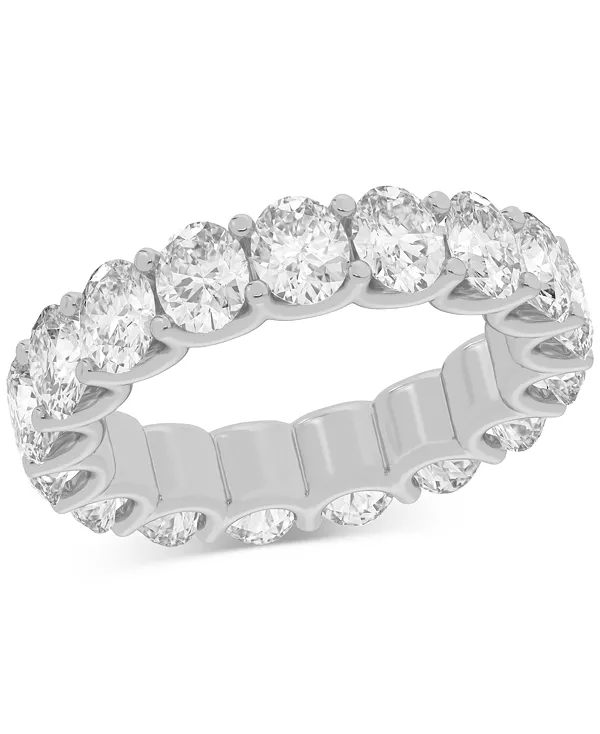 

Кольцо с бриллиантами овальной огранки (5 карат) из платины или 14-каратного золота Macy'S, platinum