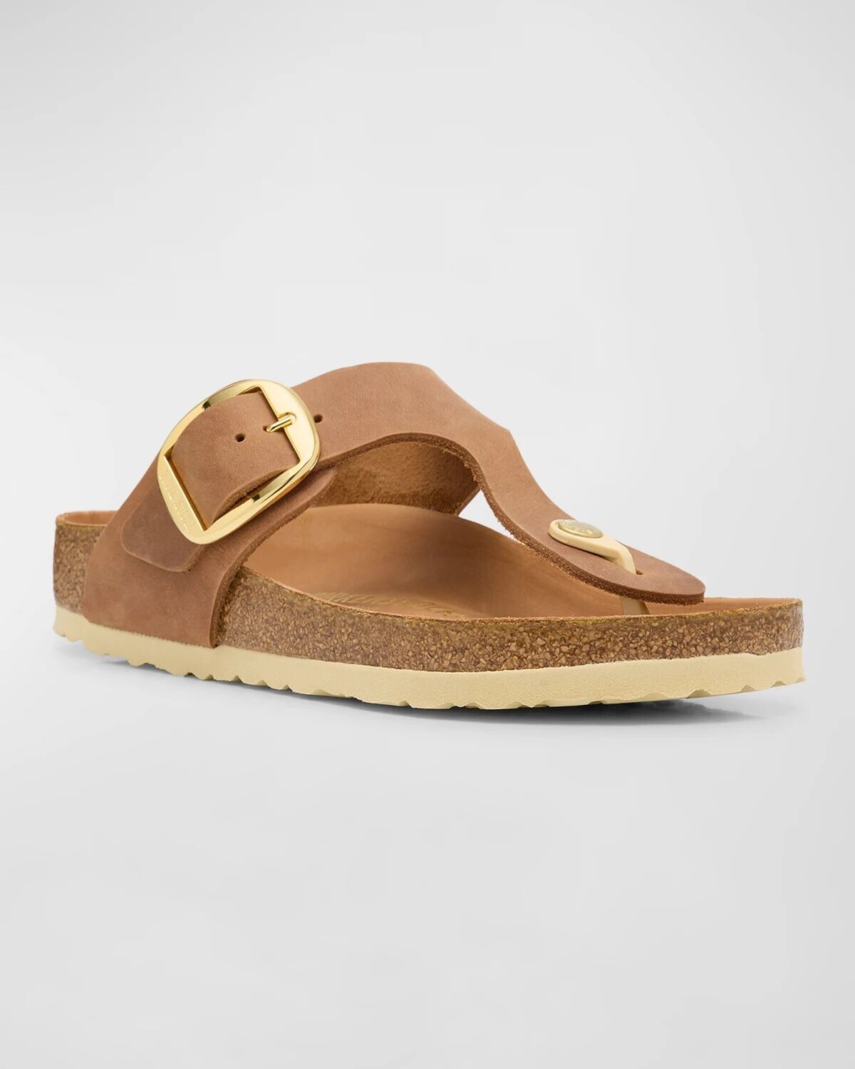 Кожаные сандалии Giza с ремешками с пряжкой BIRKENSTOCK, цвет Cognac — фото 2