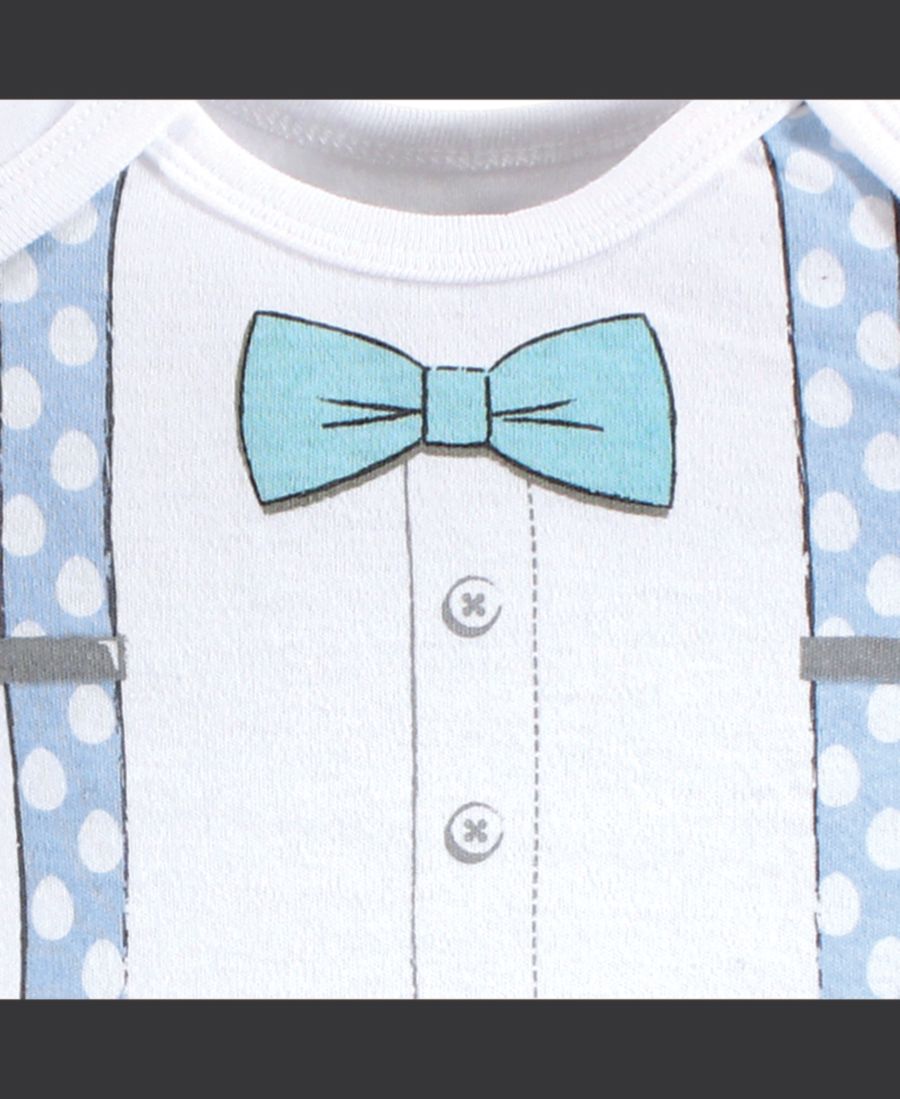 Хлопковые комбинезоны Treasure Everyday на кнопках Little Treasure, Boy first easter — фото 2