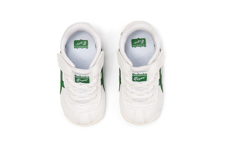 Кроссовки Onitsuka Tiger Corsair Toddler Shoes TD Low-top White/Green/Yellow — фото 4