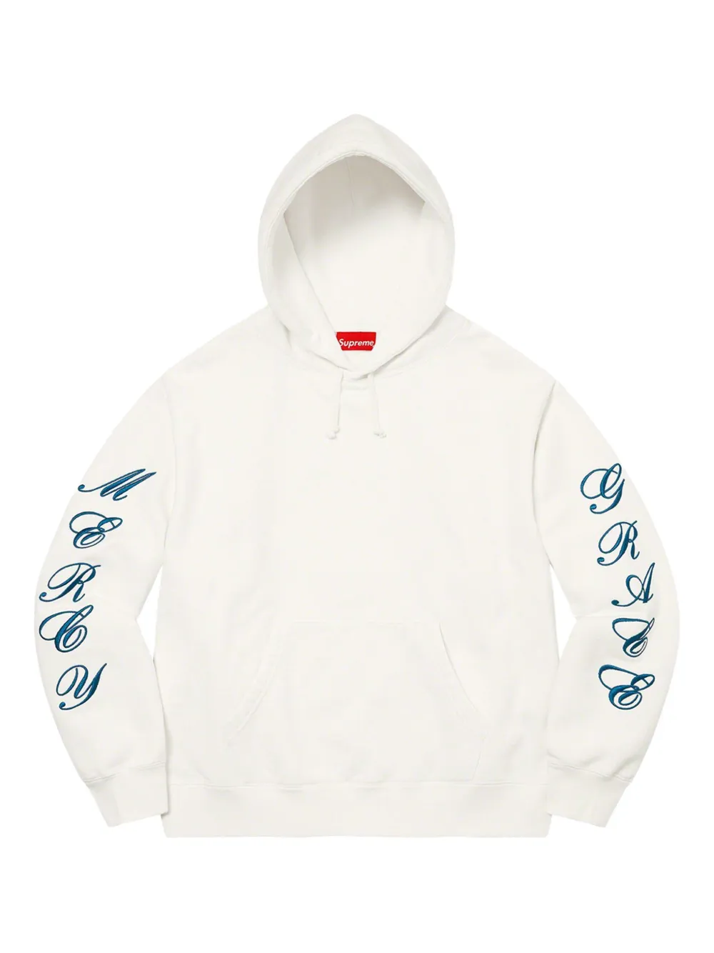 

Худи Patches Spiral SS23 - White Supreme, белый