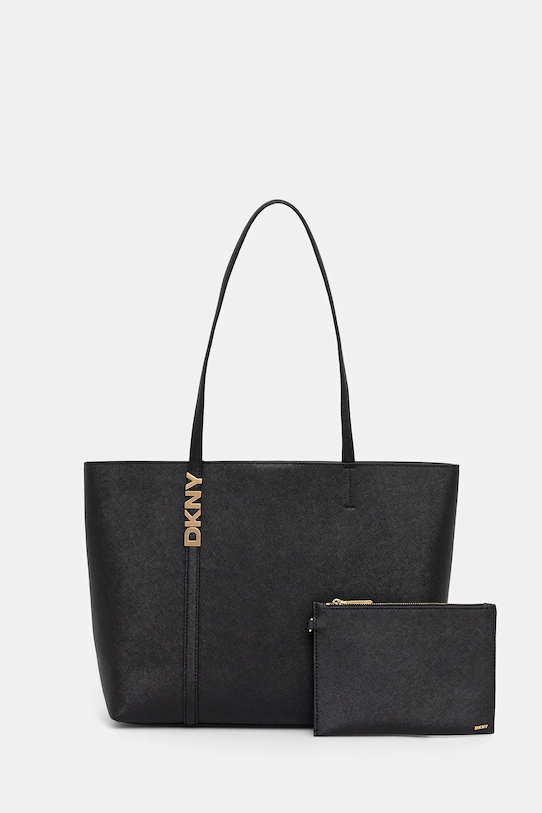 

Кожаная сумка Dkny, черный