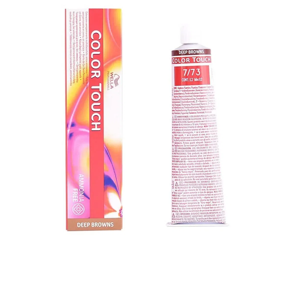 Краска для волос Wella Color Touch Deep Brown 7-73