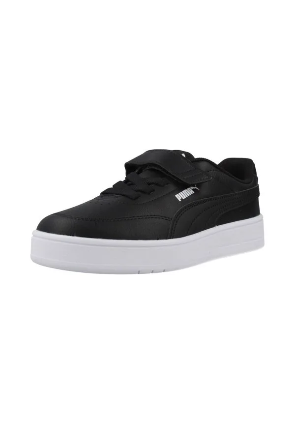 Классические чистые низкие кроссовки court Puma, Black — фото 2