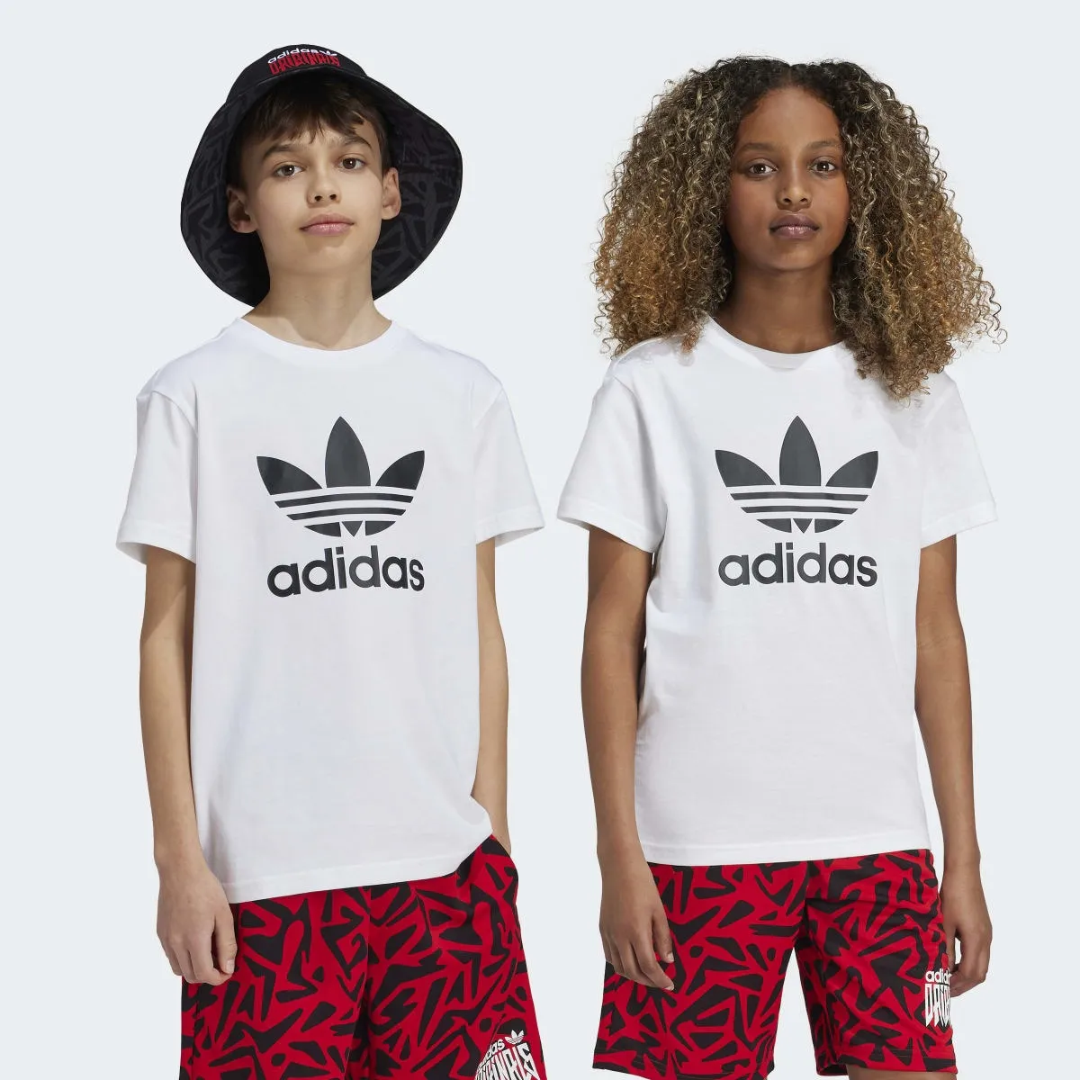 

Трилистник Adidas Originals Детская футболка, белый