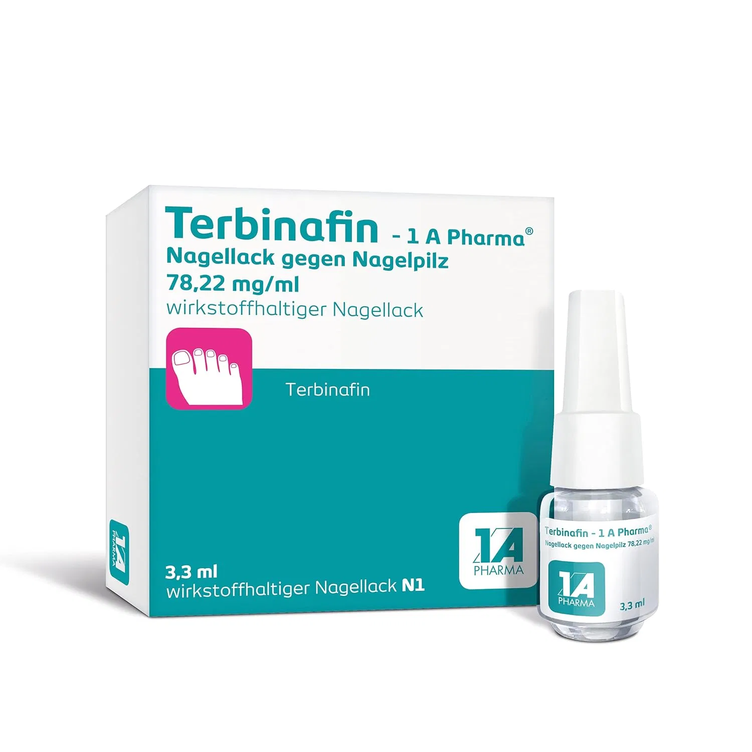 Лак для ногтей от грибка «Terbinafine - 1 A Pharma», 3.3 мл 1A Pharma