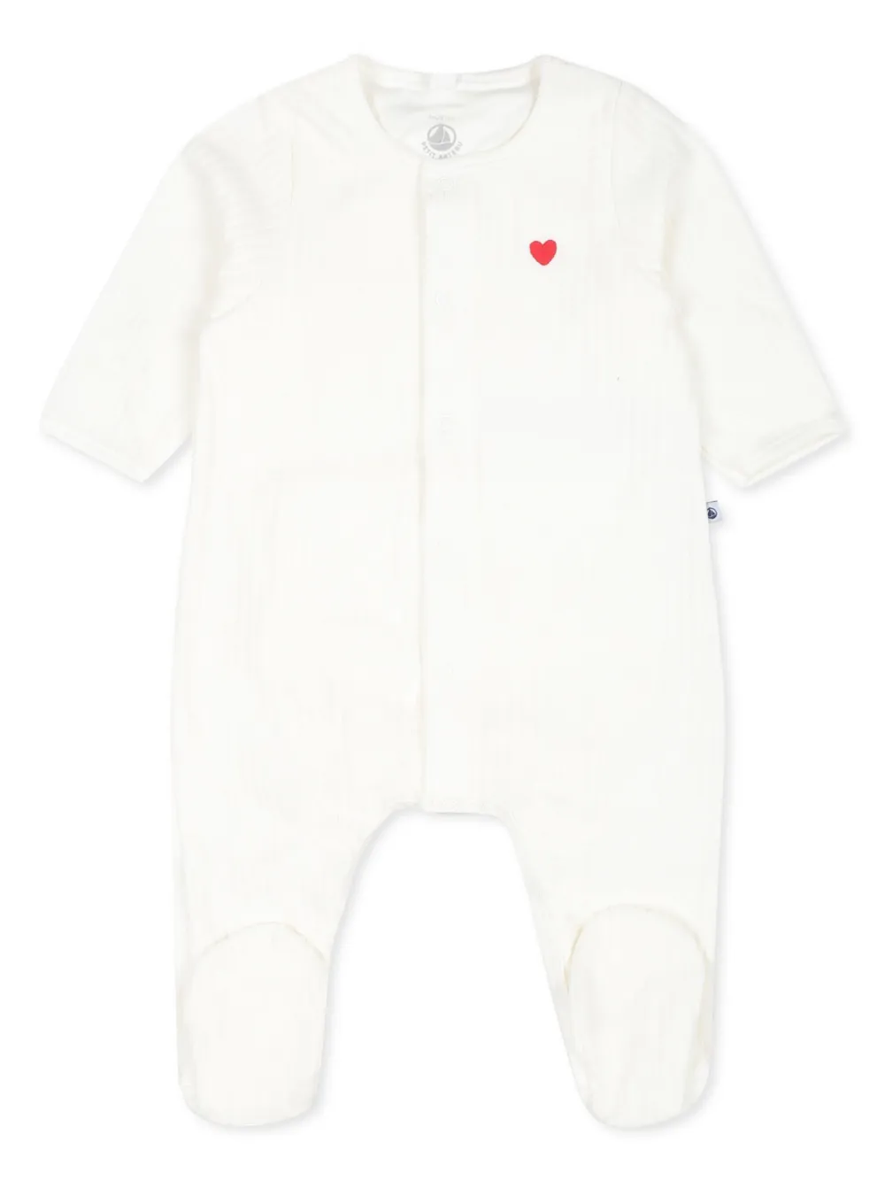 

Боди с вышивкой Petit Bateau, белый