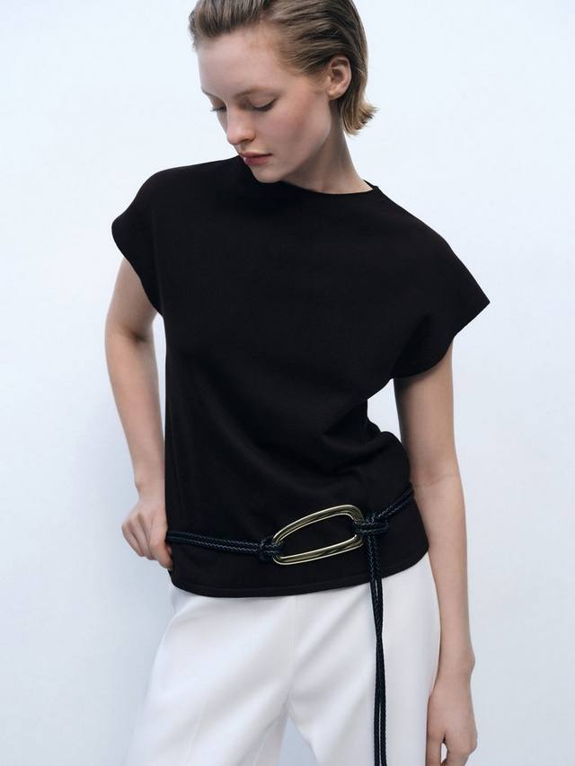 

Camin безрукавный вязаный джемпер Mango, Dark Brown