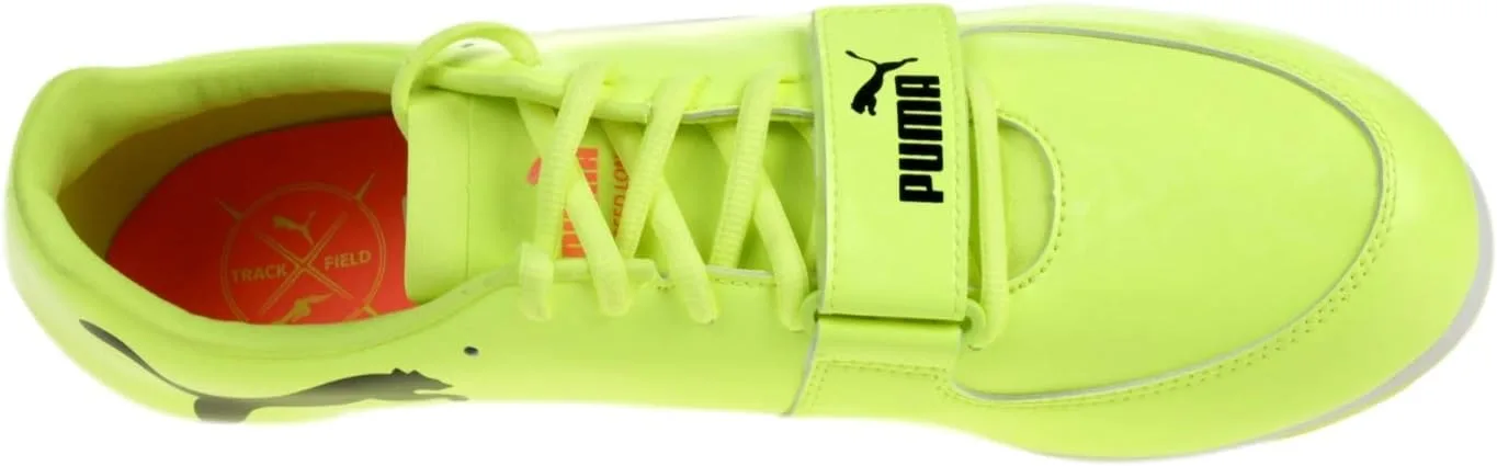Кроссовки PUMA Unisex Evospeed Long Jump 6, черный/желтый — фото 4