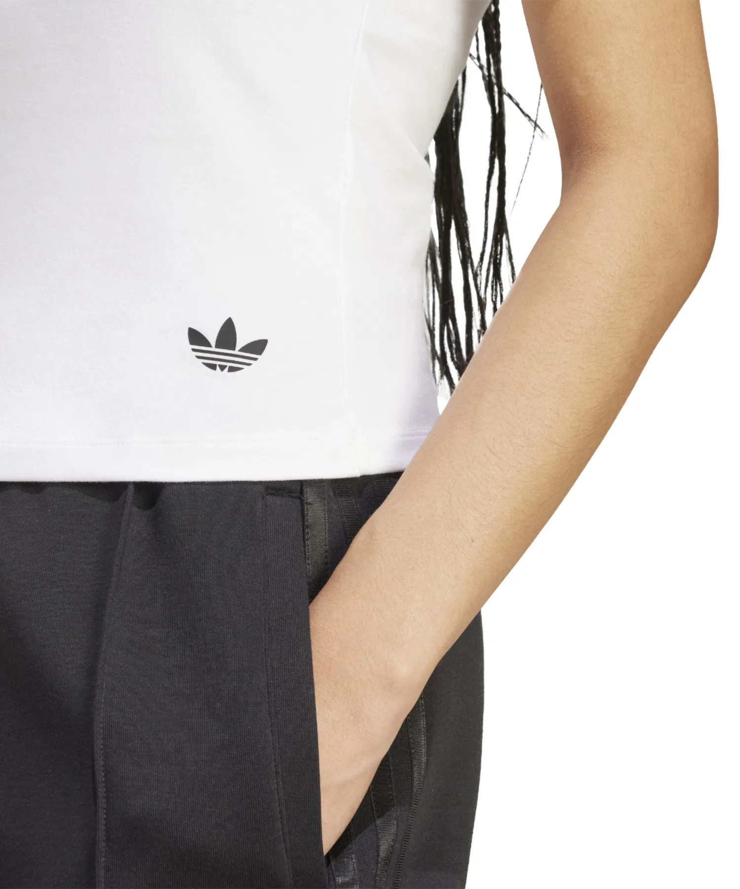 Женская футболка adidas BANDEAU SS — фото 4