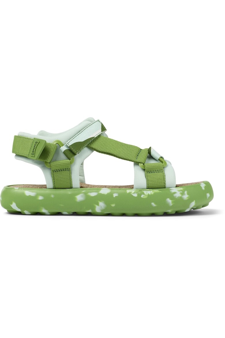 

Сандалии Pelotas Flota 25741 текстильные на липучке Camper, зеленый