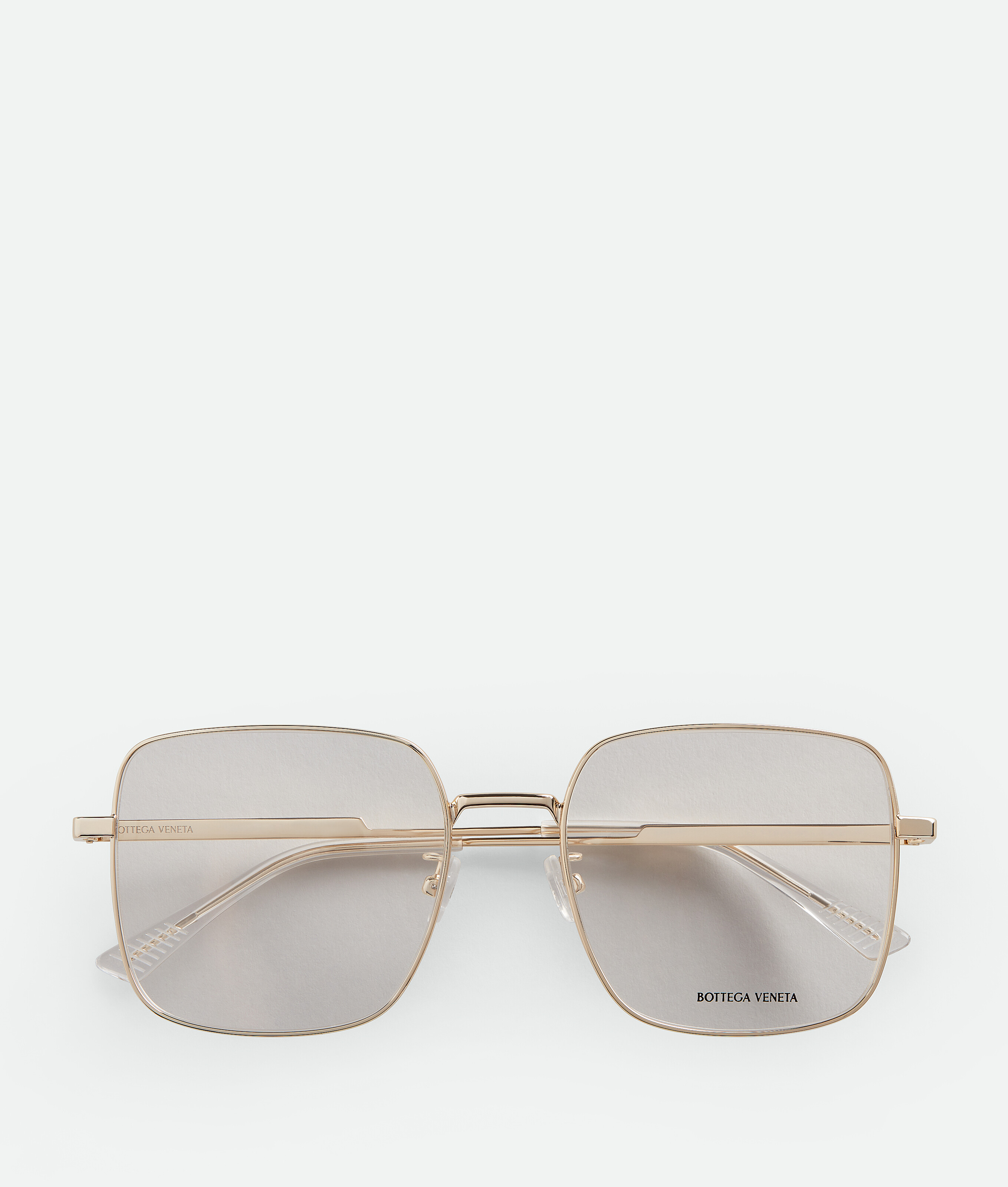 

Классические металлические квадратные очки Bottega Veneta