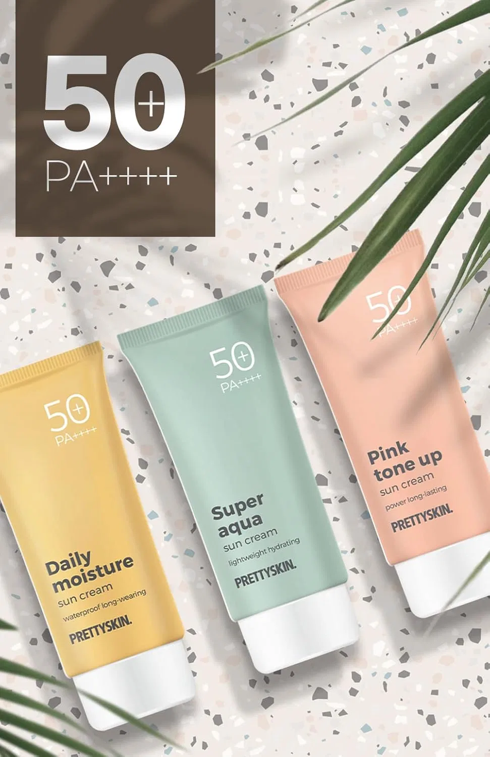 Солнцезащитный крем для лица PRETTYSKIN Daily Sunscreen SPF50+ PA++++ 70 мл розовый — фото 4