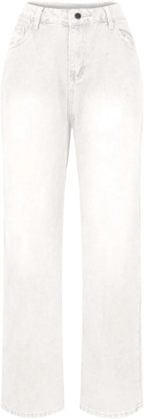 Женские джинсы Loose High Waisted Straight Wide Leg — фото 3