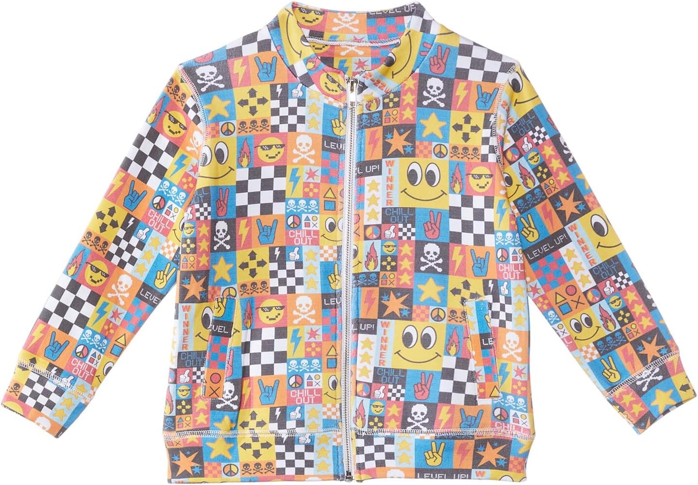 

Куртка Chaser Checkered Smiley Track Jacket, разноцветный