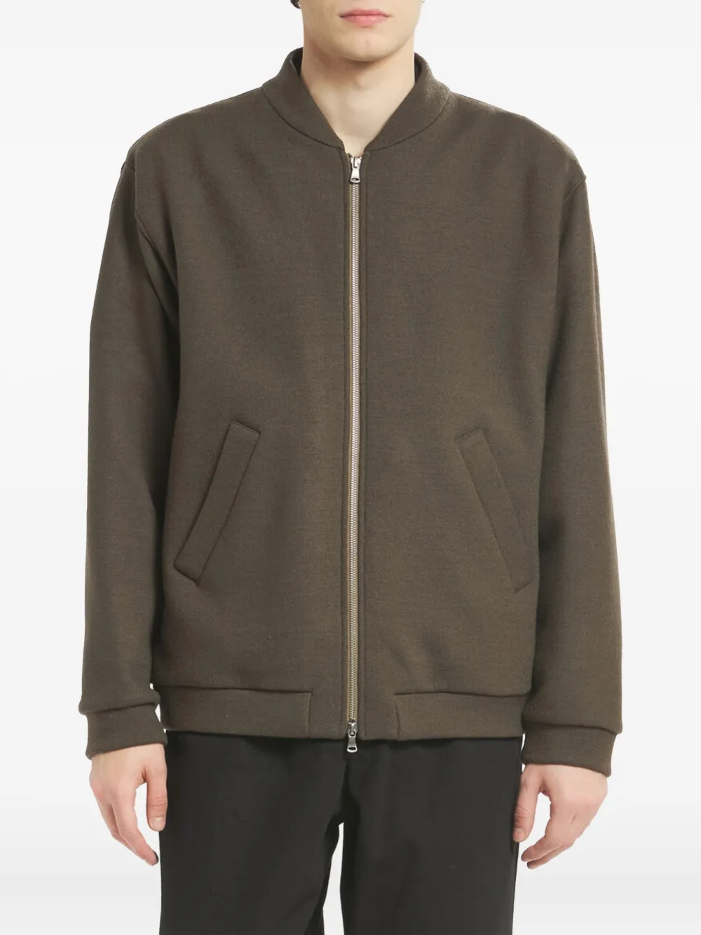 

Куртка-бомбер на молнии спереди Barena, зеленый