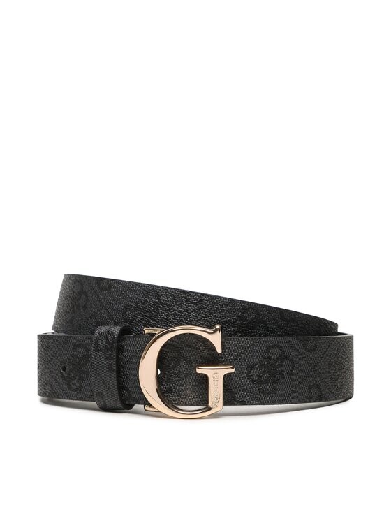 

Женский ремень Guess с монограммой, черный