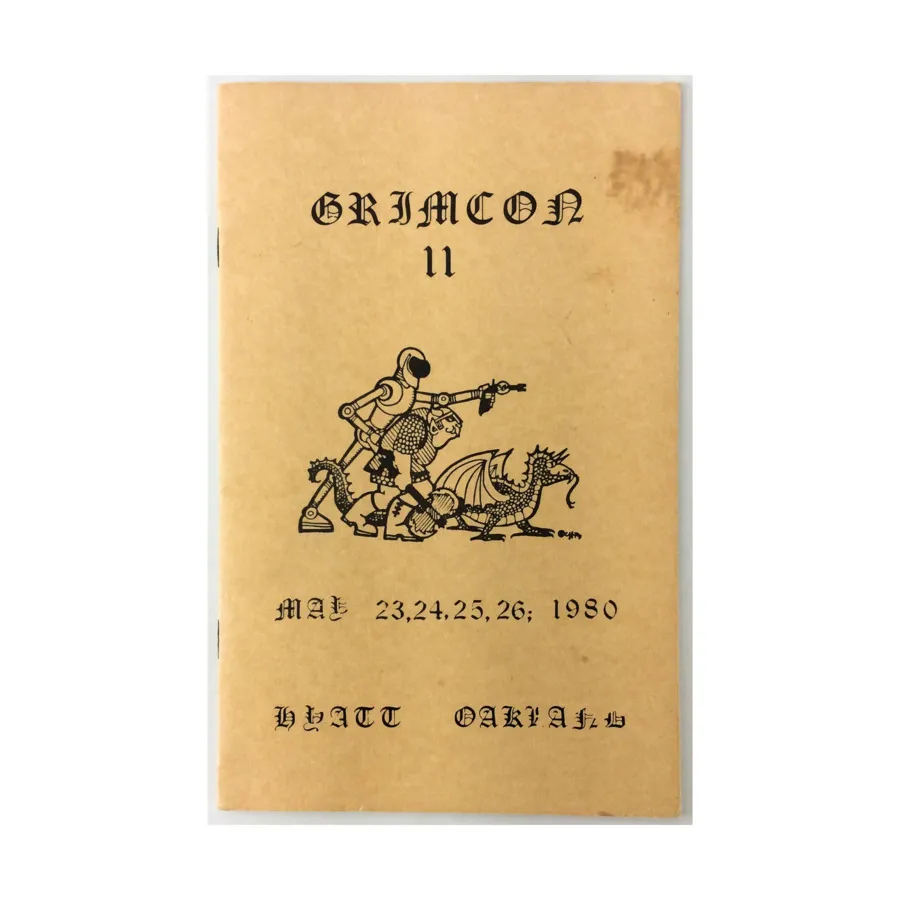 

Grimcon II Program, Grimcon, мягкая обложка