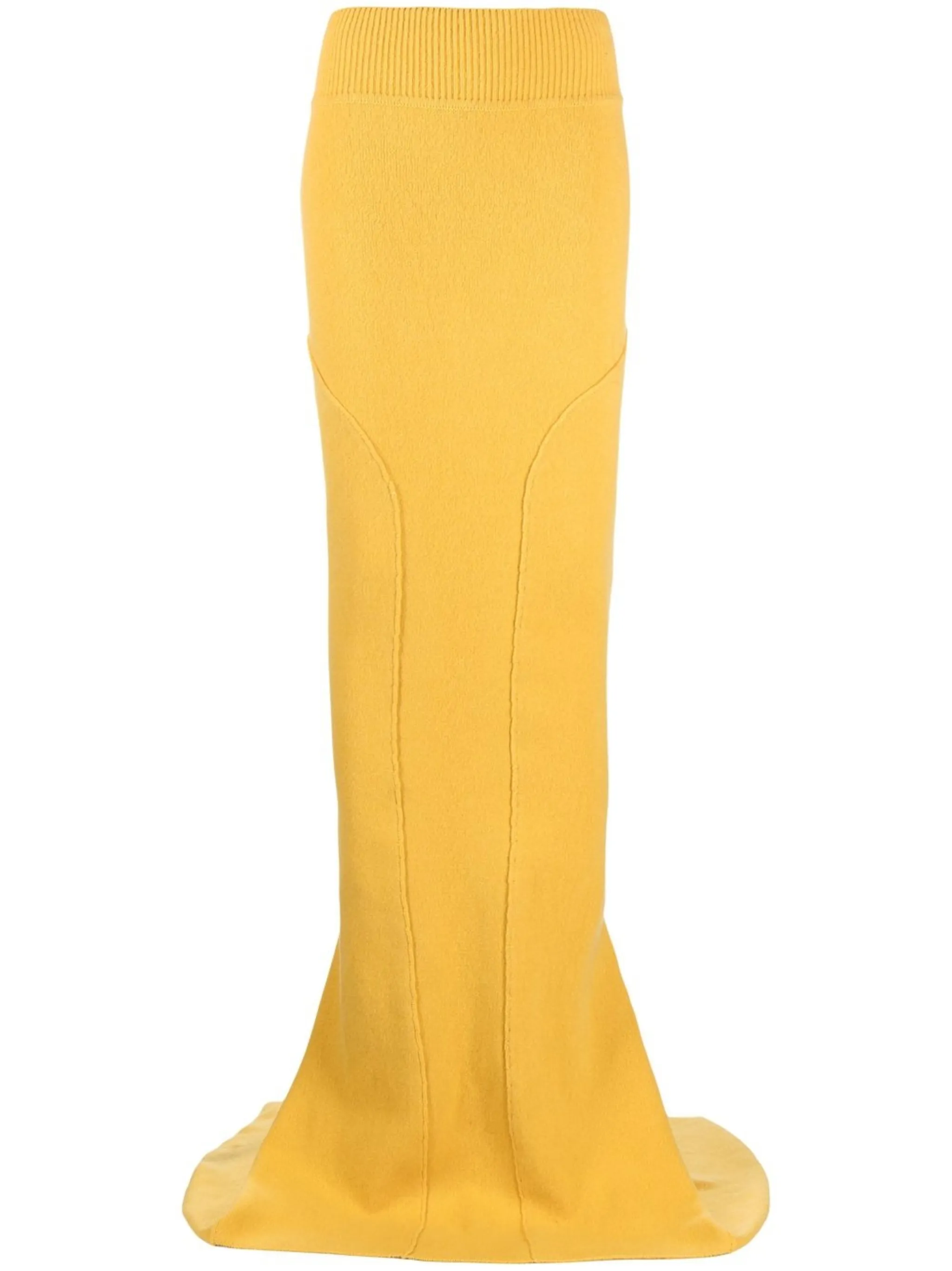 

Трикотажная юбка со вставками Rick Owens