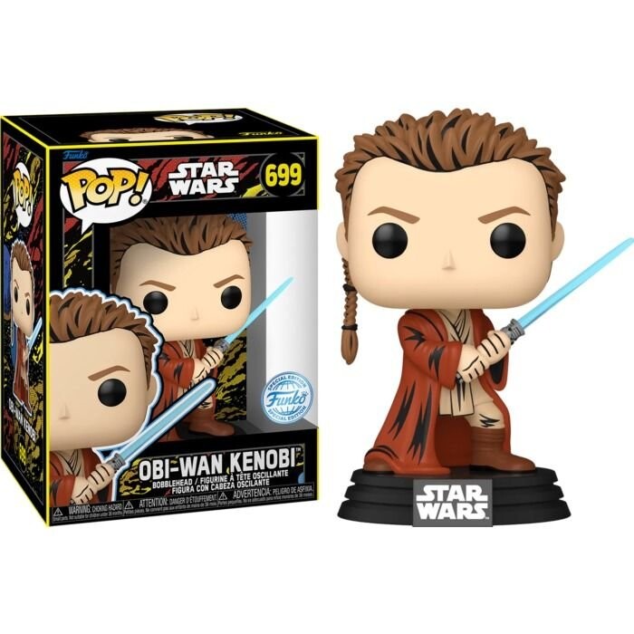

Funko POP! Звездные войны, коллекционная фигурка, Куай Гон(Ретро), 699