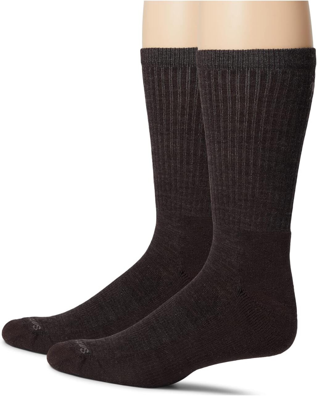 

2 пары носков Solid Rib Crew на каждый день Smartwool, цвет Chestnut