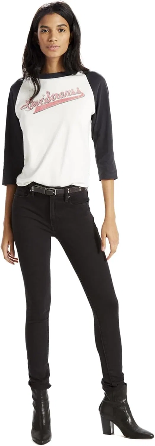 Джинсы скинни Levi's, Soft Black — фото 2