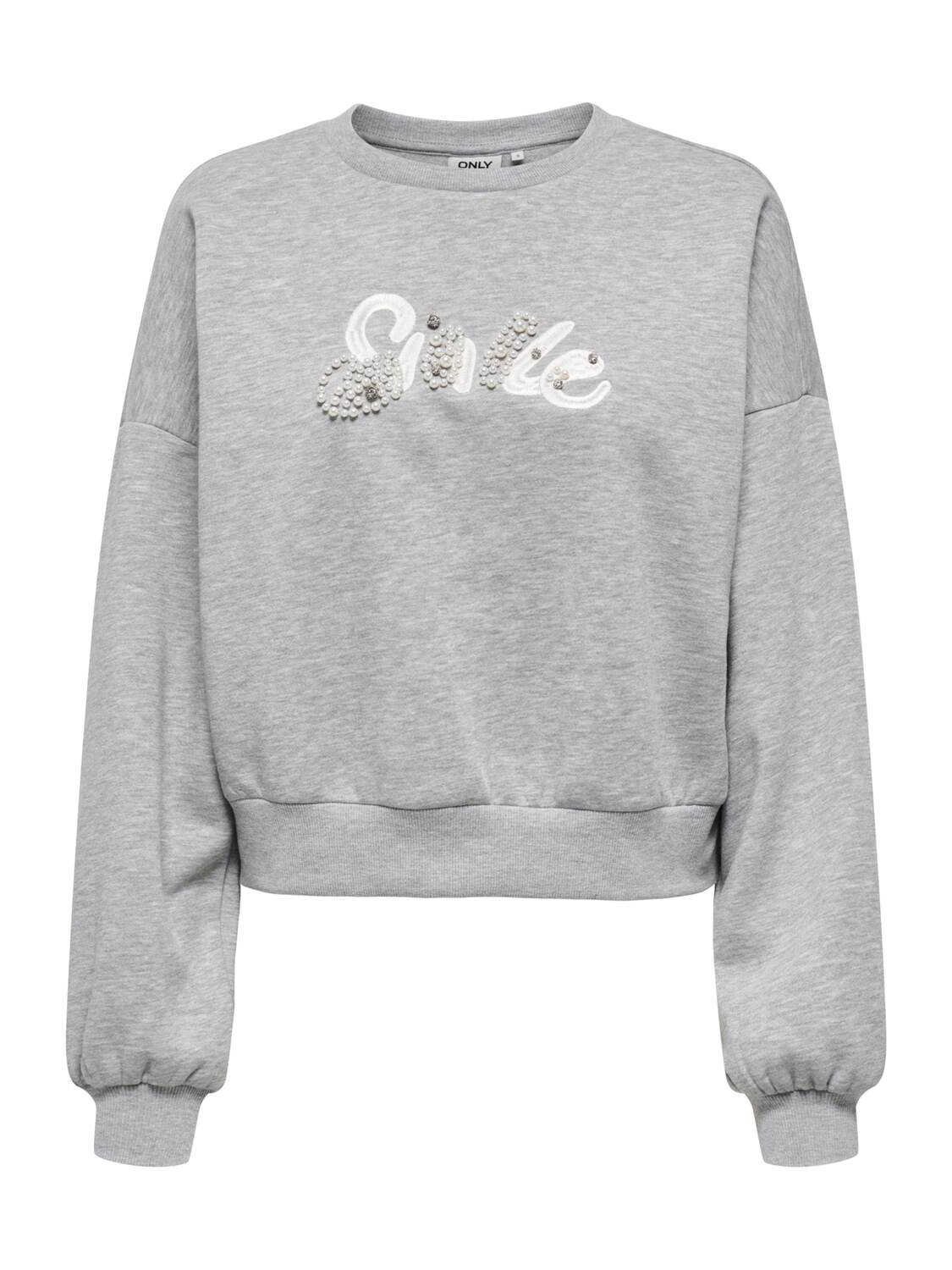 

ONLY Свитшот 'ONLAlma' в светло-сером цвете