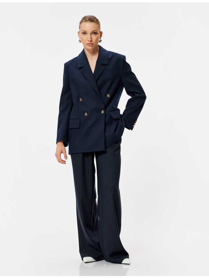 

Тканевые брюки KOTON, цвет marineblau gestreift