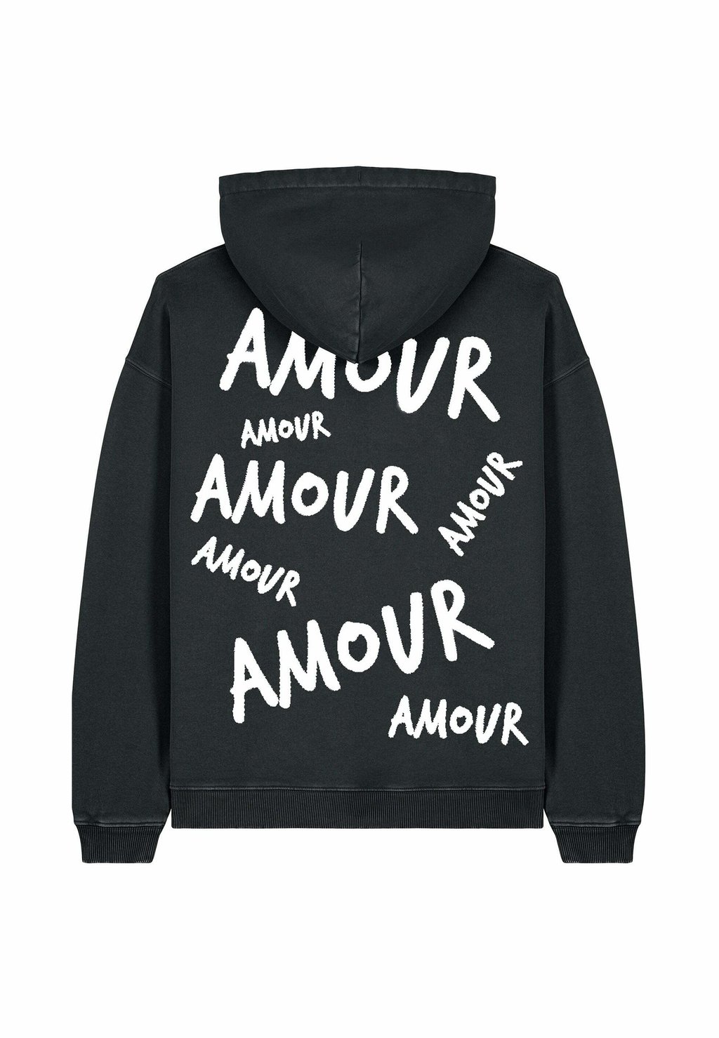 

Толстовка AMOUR3 BACK PRINT VINTAGE - Hoodie Mira Paris, цвет Black Denim