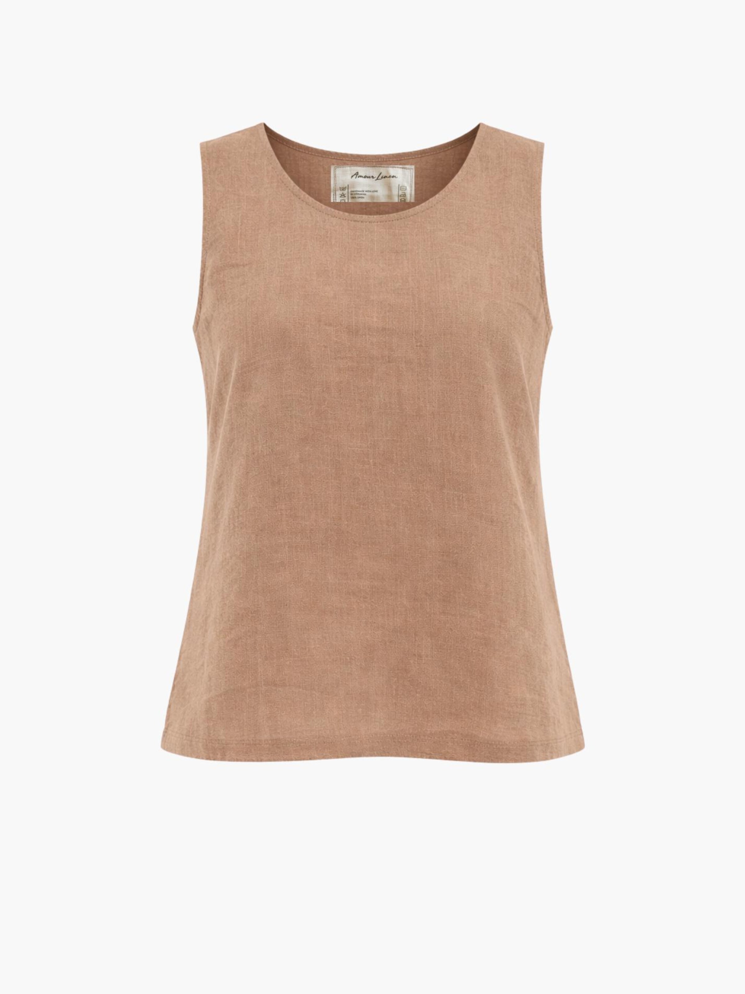 

AmourLinen Топ 'Colette' в светло-коричневом цвете