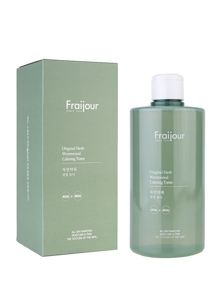 

Fraijour - Original Herb Wormwood Calming Toner - Тоник для лица с AHA и BHA кислотами - 500мл