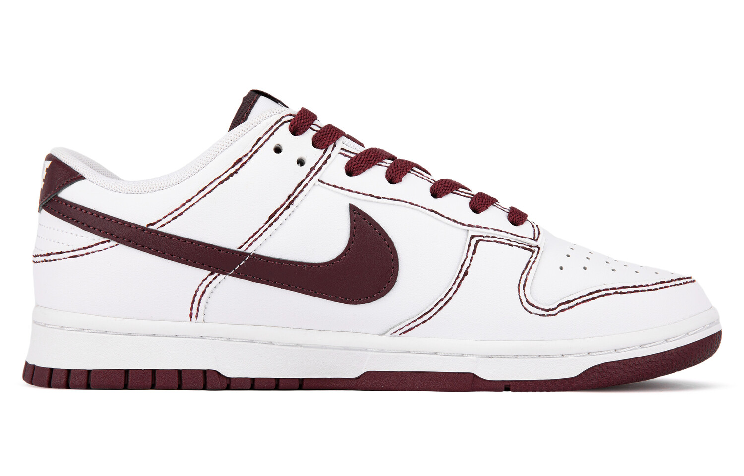 

Кроссовки Nike Dunk Skateboarding Shoes Men Low-top Red, белый/красный